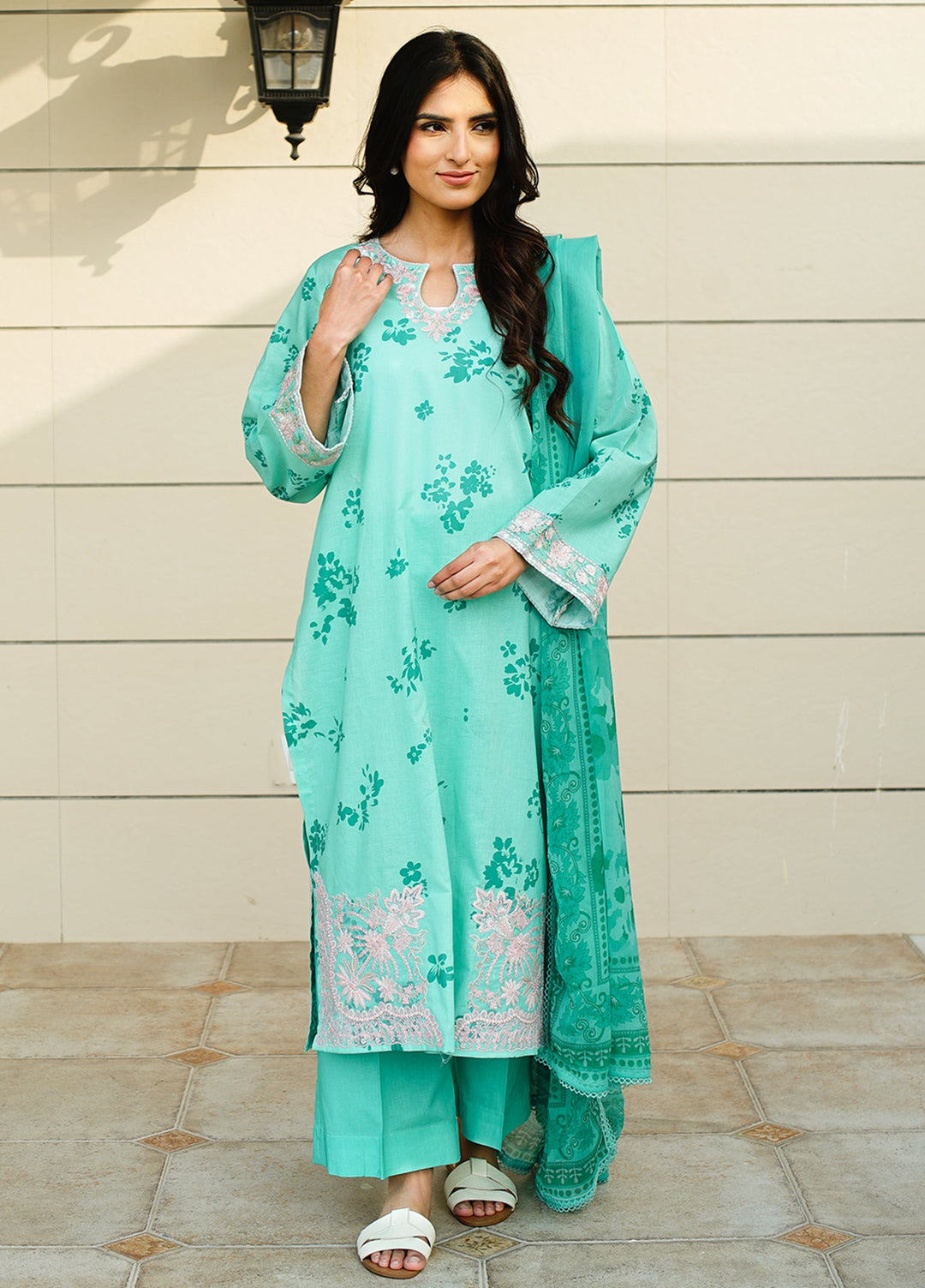 Zyna Unstitched Printed Lawn 3 Piece Suit ZY26ULP Eira - Casual Collection
