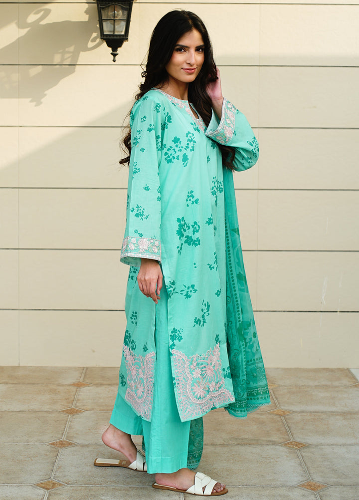 Zyna Unstitched Printed Lawn 3 Piece Suit ZY26ULP Eira - Casual Collection
