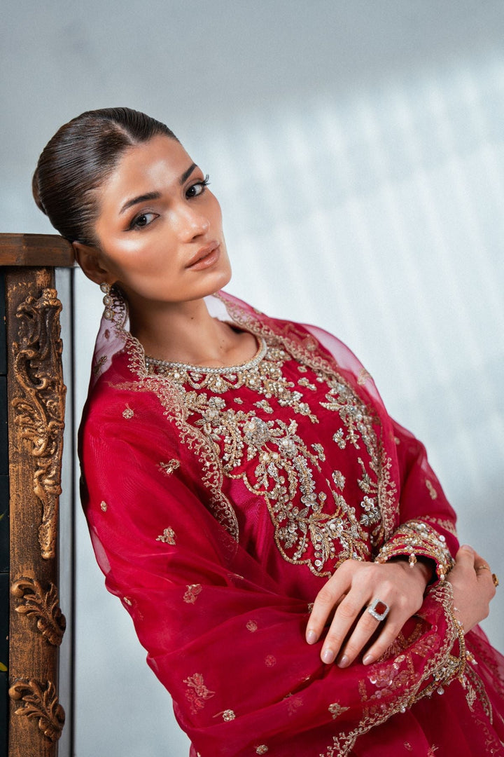 Soiree by Enzo Women RTW Hand work Silk 3 Piece Suit IMPERIALE Festive Collection