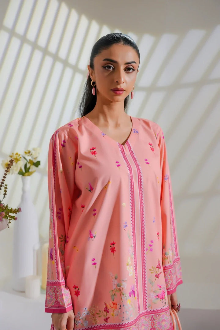 Dhaga Women Pret Printed 2 Piece Soft Crepe Bella SS25DSP267 - Summer Collection