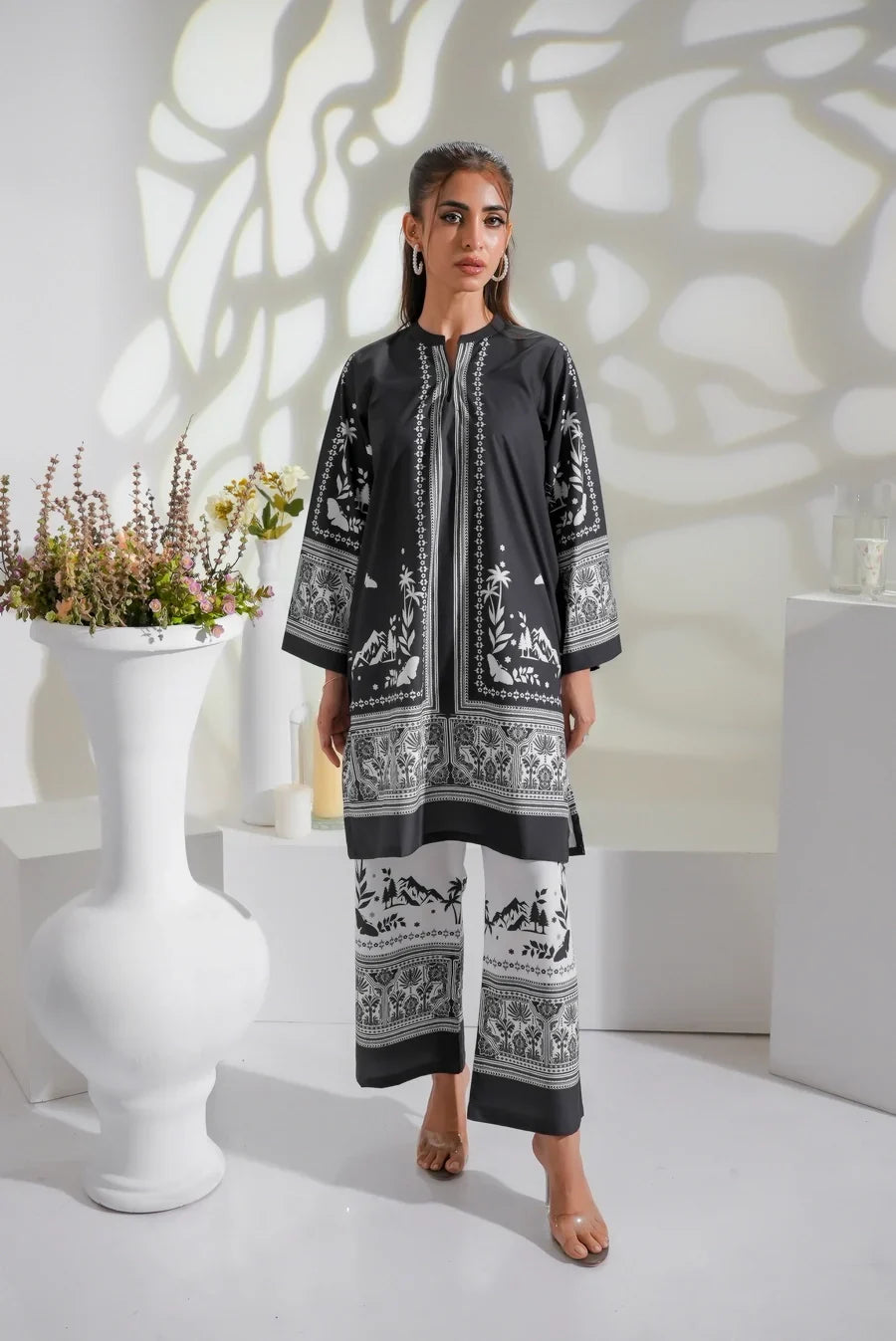 Dhaga Women Pret Printed 2 Piece Soft Crepe Zayra SS25DSP283 - Summer Collection