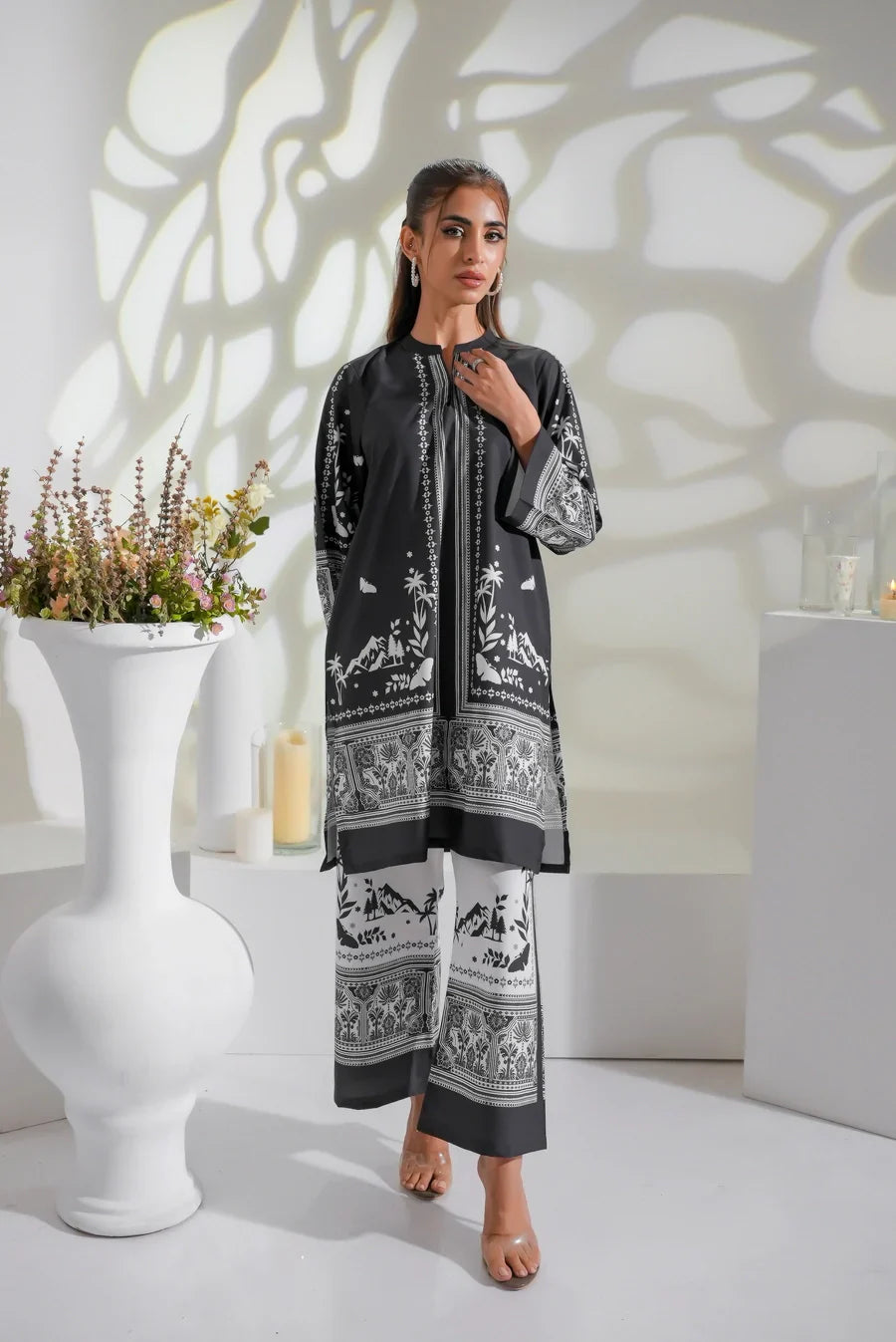 Dhaga Women Pret Printed 2 Piece Soft Crepe Zayra SS25DSP283 - Summer Collection