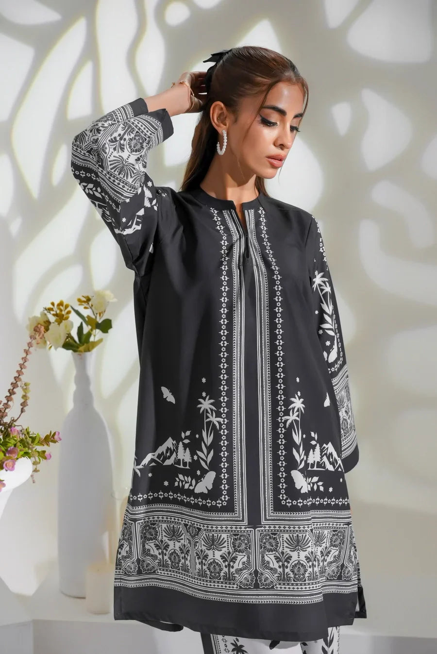 Dhaga Women Pret Printed 2 Piece Soft Crepe Zayra SS25DSP283 - Summer Collection