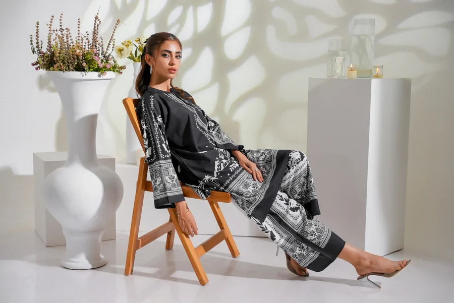 Dhaga Women Pret Printed 2 Piece Soft Crepe Zayra SS25DSP283 - Summer Collection