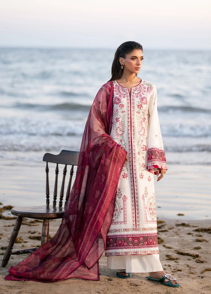 Layana by Xenia Formals Unstitched Embroidered Lawn 3 Piece Suit XE26ULL D-1 Rasa - Summer Collection