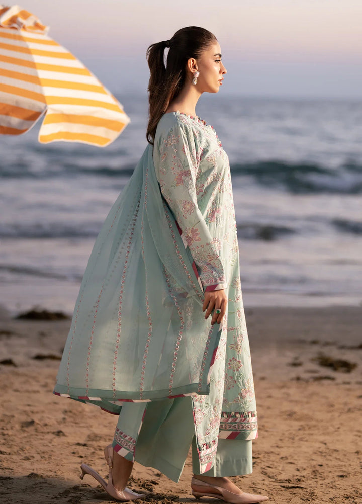 Layana by Xenia Formals Unstitched Embroidered Lawn 3 Piece Suit XE26ULL D-8 Dahr - Summer Collection