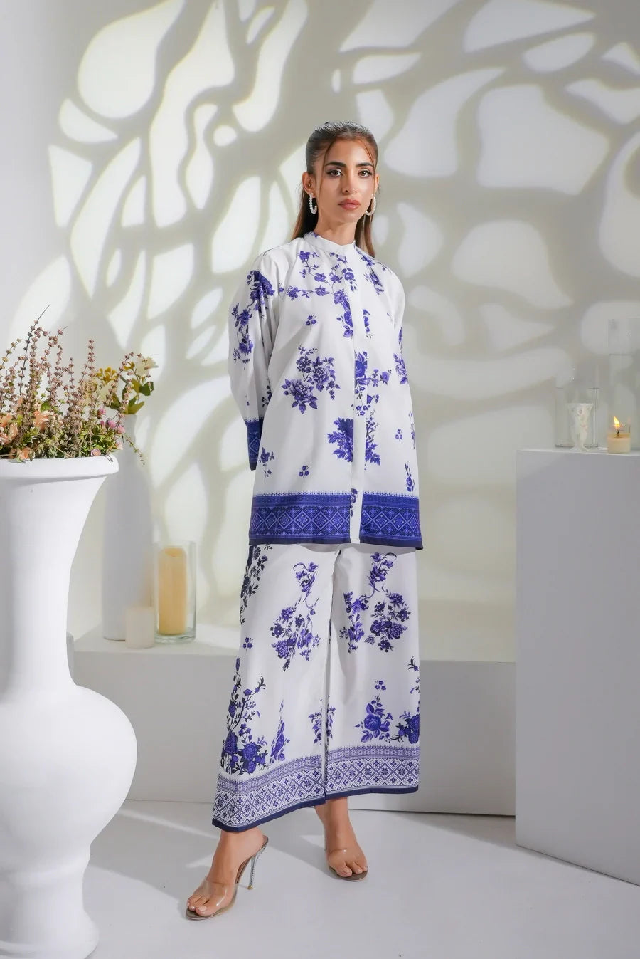 Dhaga Women Pret Printed 2 Piece Soft Crepe Zen SS24DSP245 - Summer Collection