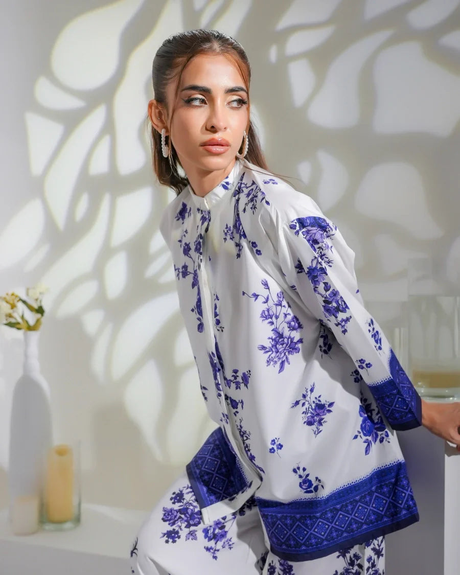 Dhaga Women Pret Printed 2 Piece Soft Crepe Zen SS24DSP245 - Summer Collection