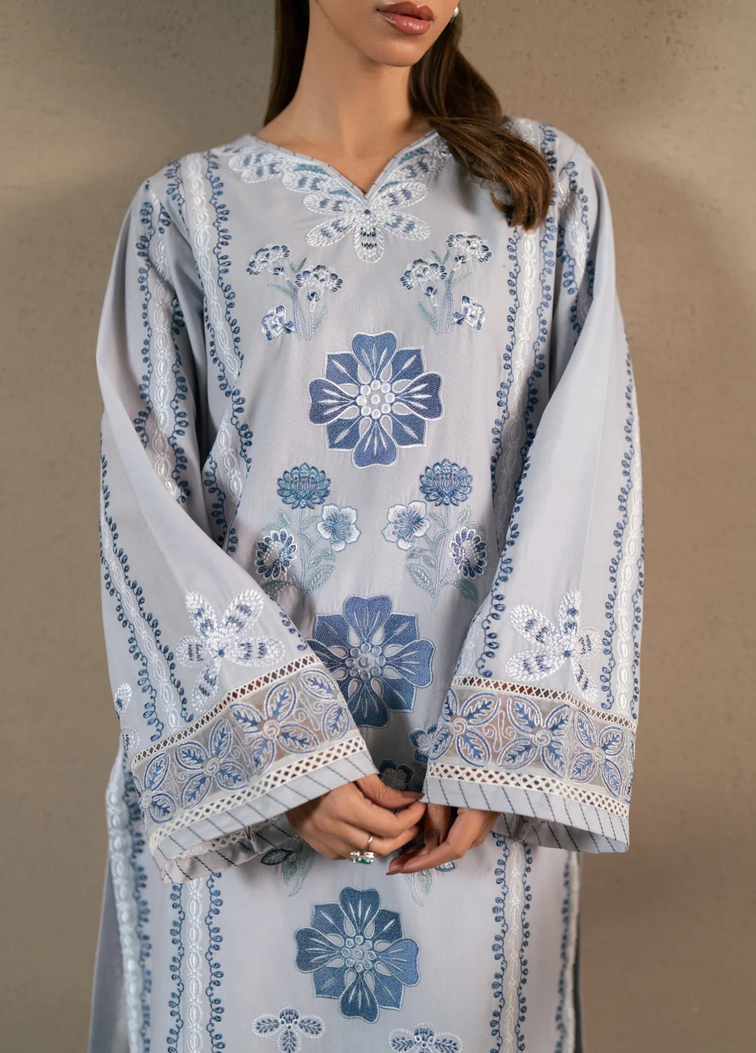 Layana by Xenia Formals Unstitched Embroidered Lawn 3 Piece Suit XE26ULL D-11 Hasti - Summer Collection