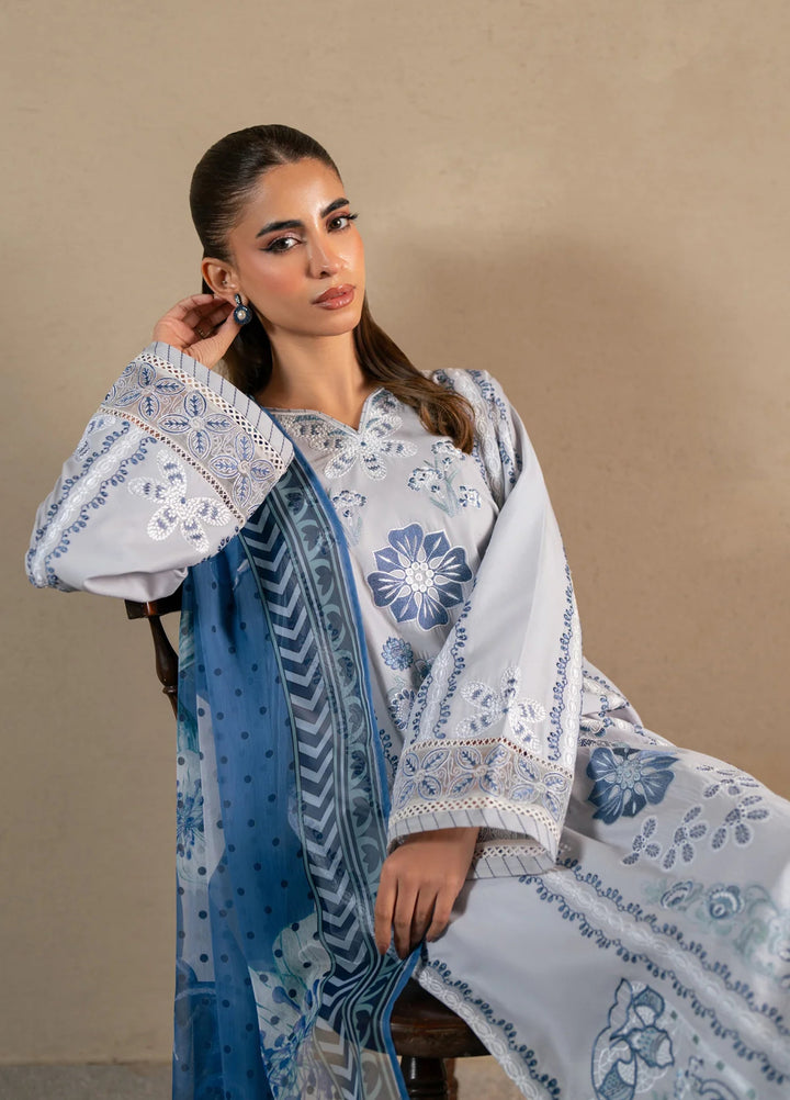 Layana by Xenia Formals Unstitched Embroidered Lawn 3 Piece Suit XE26ULL D-11 Hasti - Summer Collection