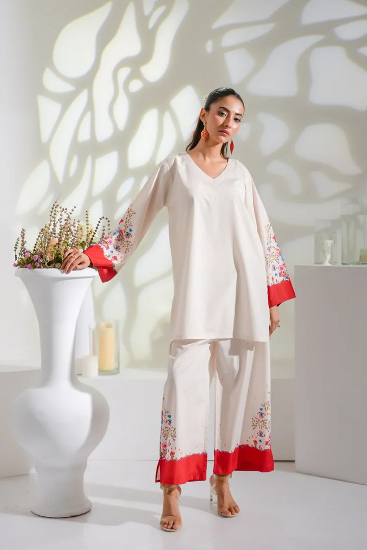 Dhaga Women Pret Printed 2 Piece Soft Crepe Zoe SS25DSP268 - Summer Collection