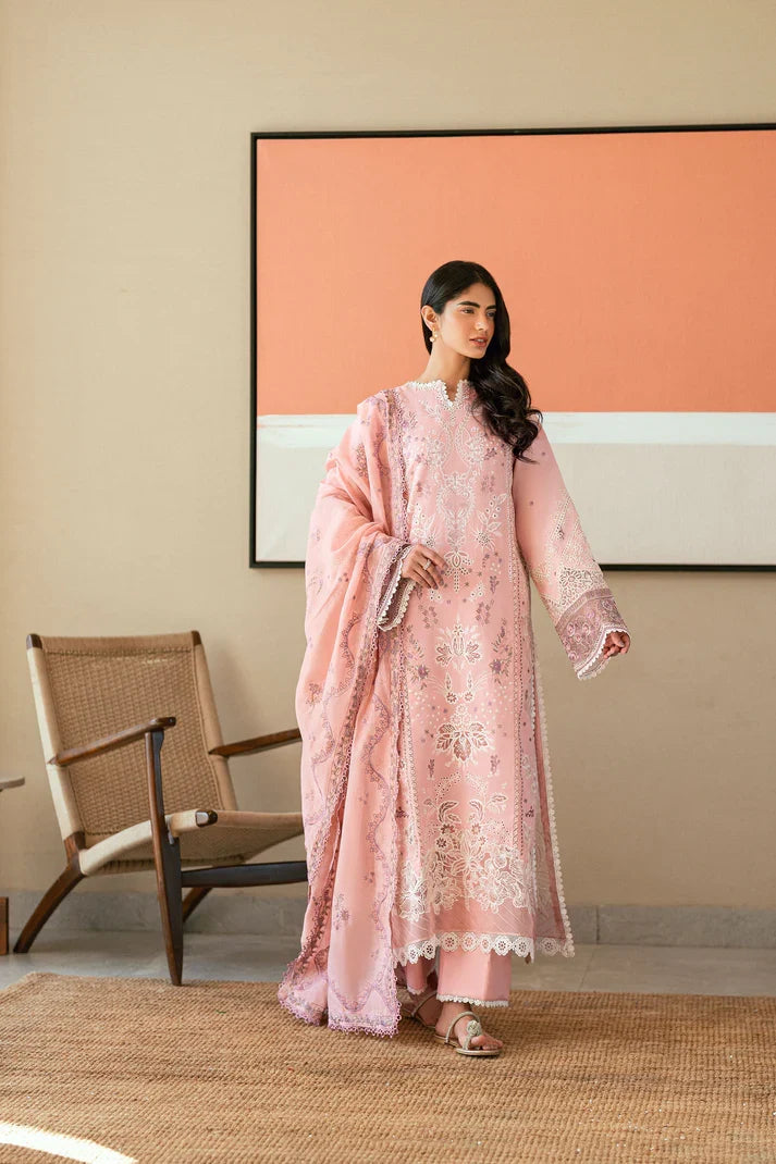Florent Embroidered  Suits Unstitched 3 Piece FL24E FL-6A - Eid Collection