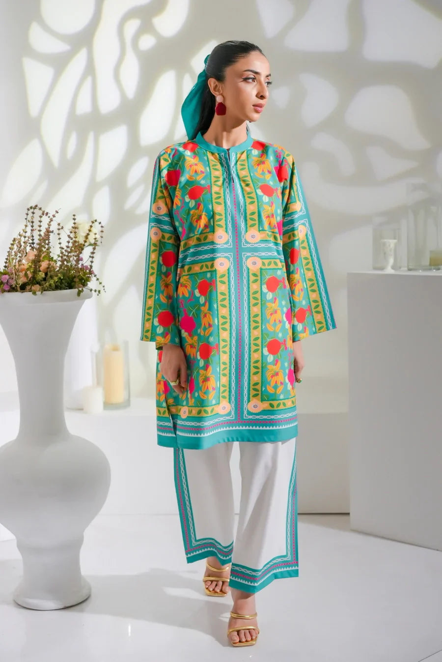 Dhaga Women Pret Printed 2 Piece Soft Crepe Charlotte SS25DSP280 - Summer Collection