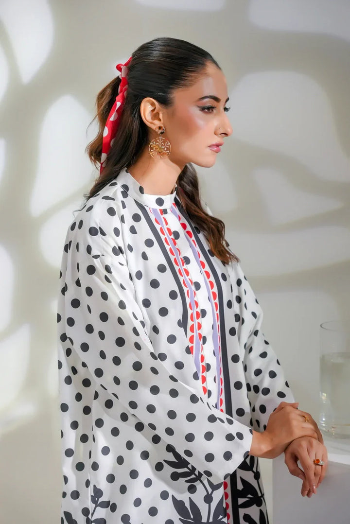 Dhaga Women Pret Printed 2 Piece Soft Crepe Raven SS24DSP - Summer Collection