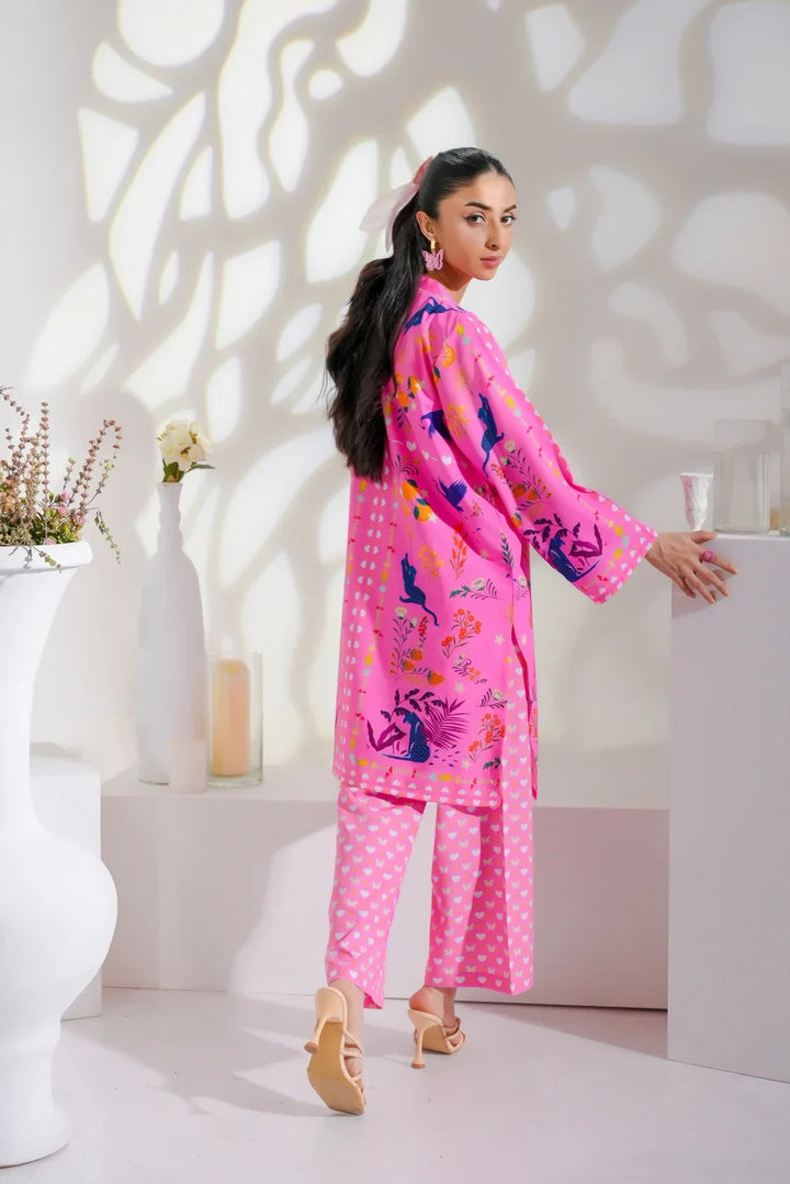 Dhaga Women Pret Printed 2 Piece Soft Crepe Claire SS25DSP288 - Summer Collection