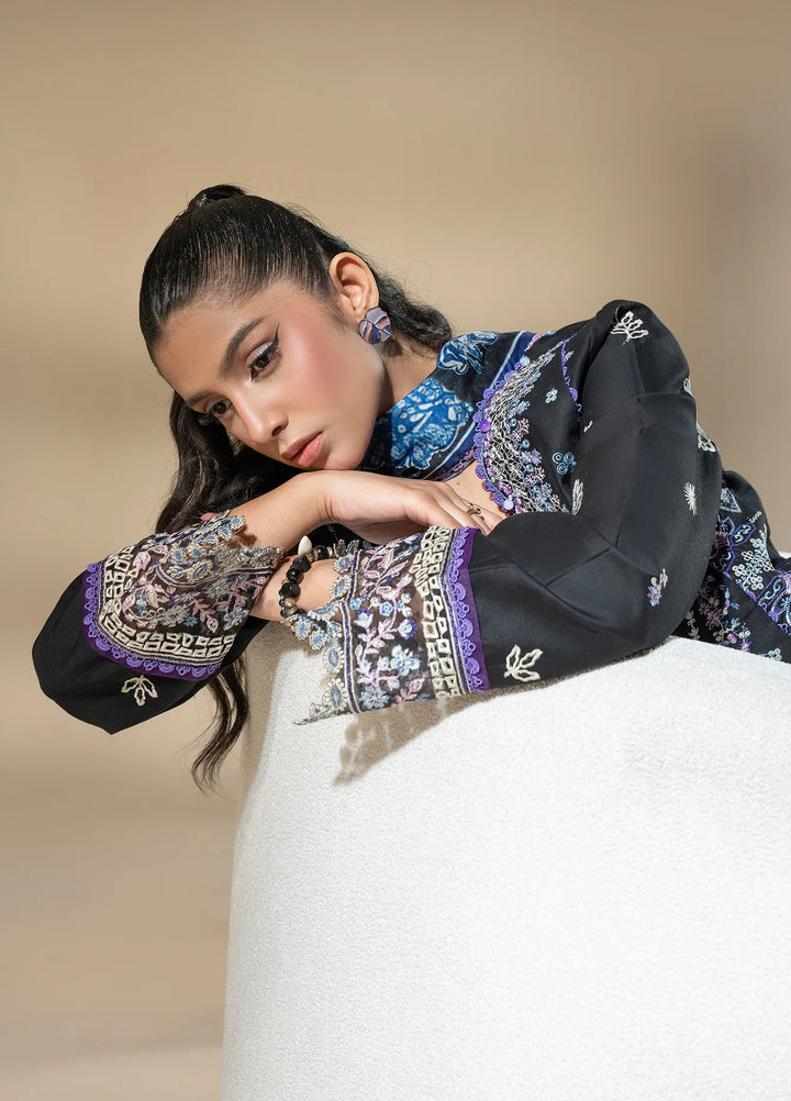 Uniluxe Unstitched Embroidered Lawn 3 Piece Suit LU00006 Strech Limo - Casual Collection