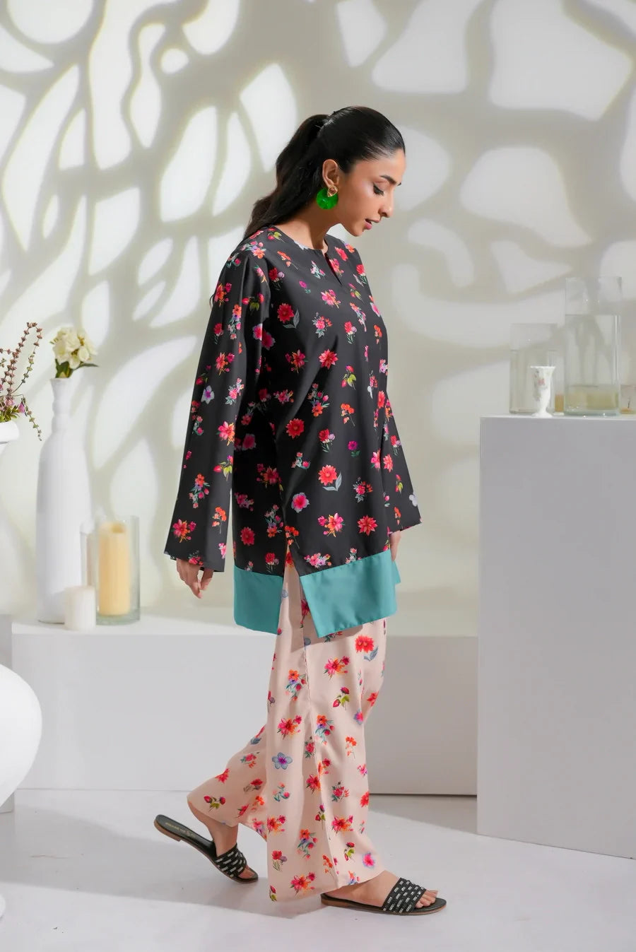 Dhaga Women Pret Printed 2 Piece Soft Crepe Luna SS24DSP - Summer Collection