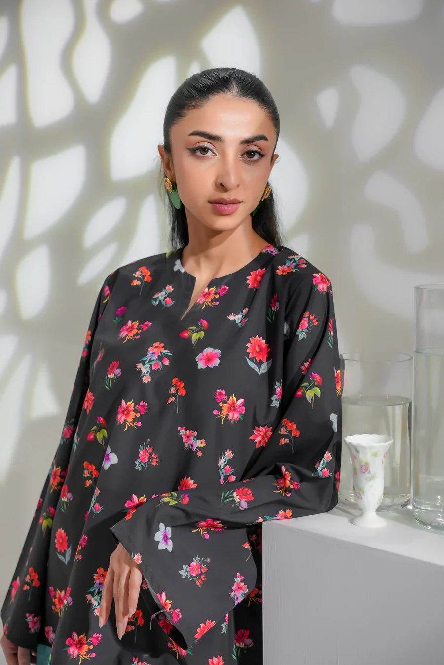 Dhaga Women Pret Printed 2 Piece Soft Crepe Luna SS24DSP - Summer Collection