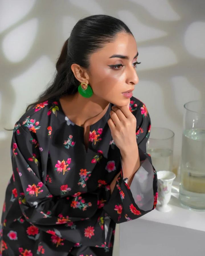 Dhaga Women Pret Printed 2 Piece Soft Crepe Luna SS24DSP - Summer Collection