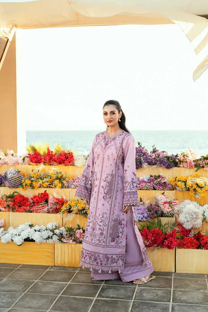 Florent Embroidered  Suits Unstitched 3 Piece FL24E FL-8A - Eid Collection