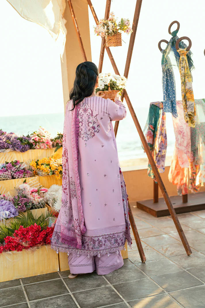 Florent Embroidered  Suits Unstitched 3 Piece FL24E FL-8A - Eid Collection