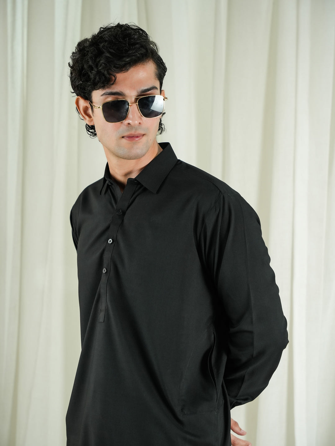 Unstitched SHAH JAHAN Jet Black Festive Collection