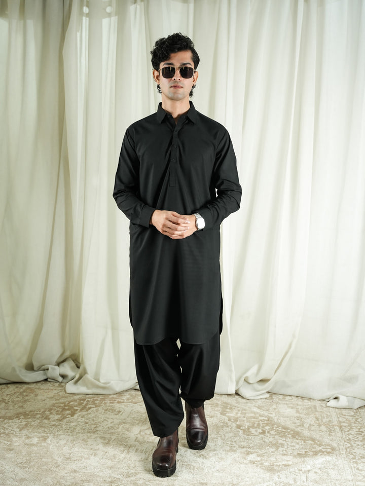 Unstitched SHAH JAHAN Jet Black Festive Collection
