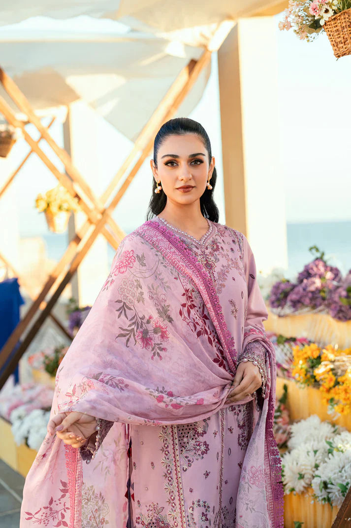 Florent Embroidered  Suits Unstitched 3 Piece FL24E FL-8A - Eid Collection