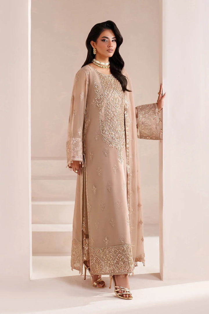 Alizeh Fashion Unstitched Embroidered Chiffon 3 Piece Suit AF26UCF AF-BHM-4064-Cove - Festive Collection