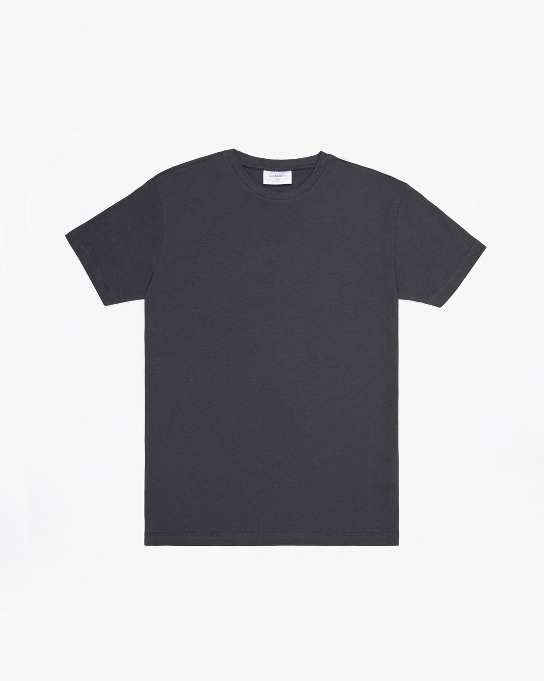 Muraqsh Ready To Wear Solids Cotton Men Grey Basic Thirt ABD-GBT - Summer Collection