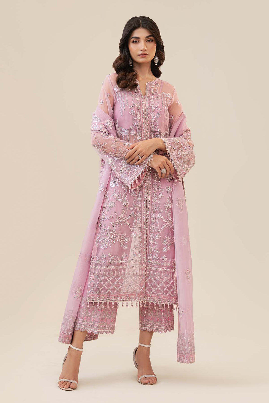 Etoile Filante by Enzo RTW Hand work Organza 3 Piece Suit MON TRESOR Wedding Collection
