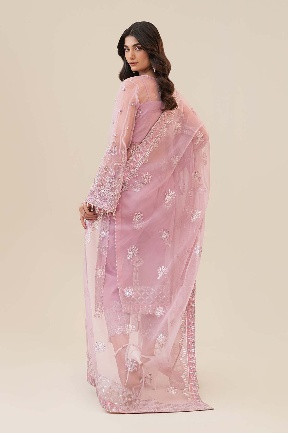 Etoile Filante by Enzo RTW Hand work Organza 3 Piece Suit MON TRESOR Wedding Collection