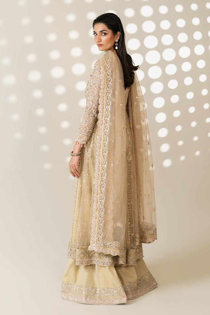 Etoile Filante by Enzo RTW Hand work Bareeze Net 3 Piece Suit REVEUSE Wedding Collection