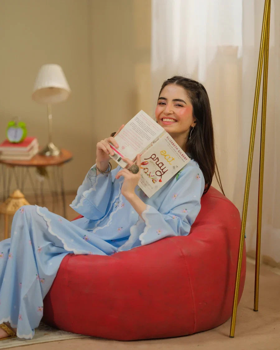 The Switch Edit by Dhaga RTW Printed Cambric 2 Piece Suit Rizz Casual Collection