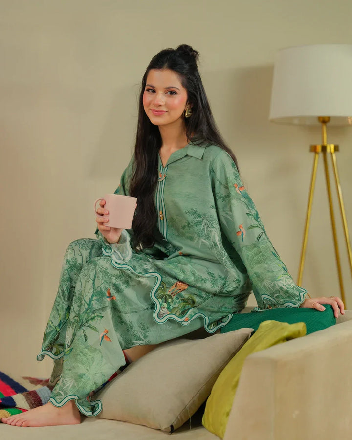 The Switch Edit by Dhaga RTW Printed Cambric 2 Piece Suit Piccolo Casual Collection