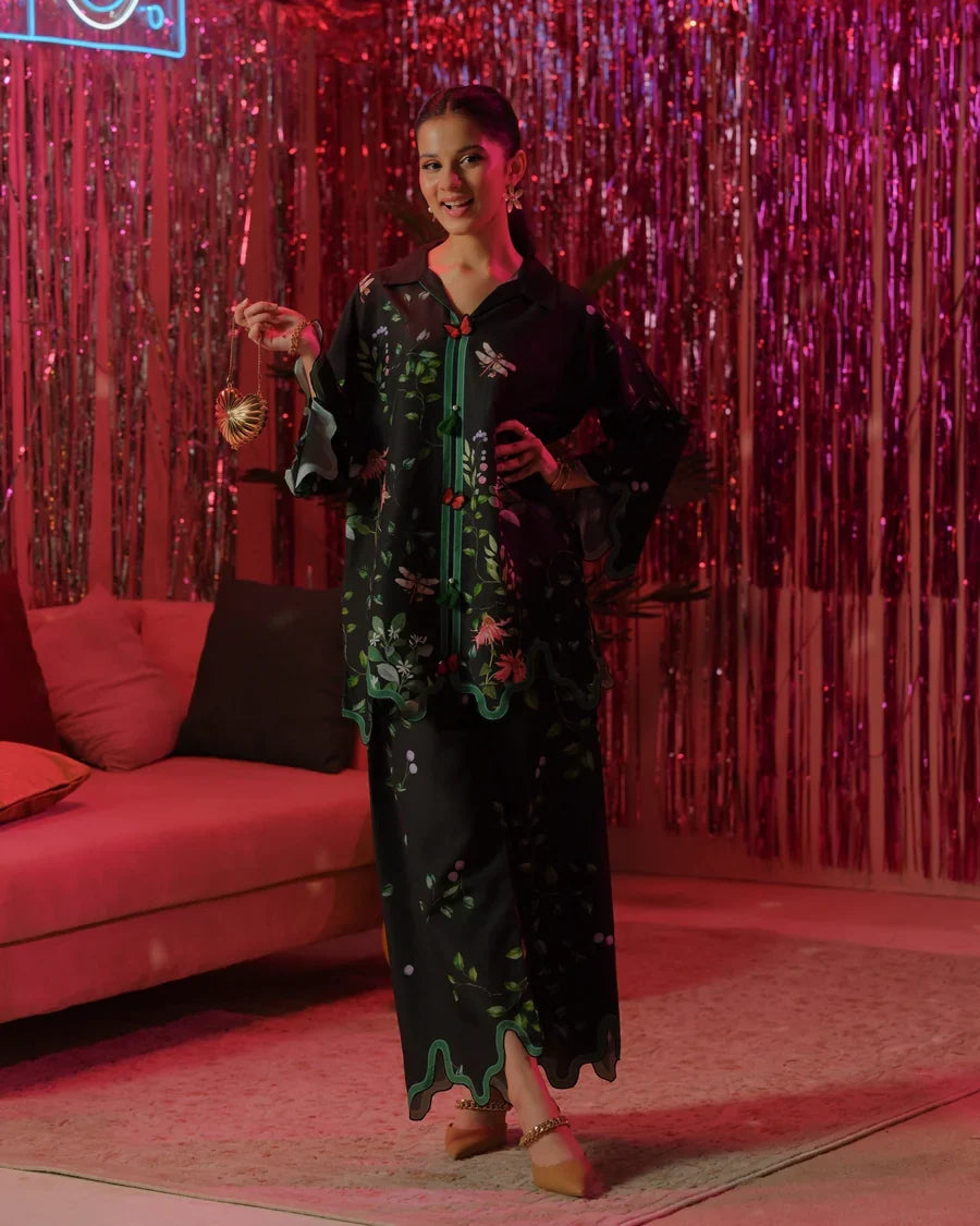 The Switch Edit by Dhaga RTW Printed Cambric 2 Piece Suit Goat Casual Collection