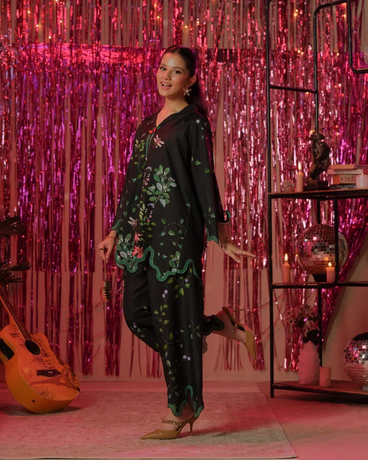 The Switch Edit by Dhaga RTW Printed Cambric 2 Piece Suit Goat Casual Collection
