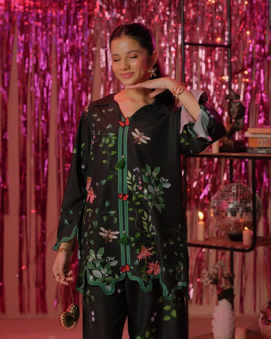 The Switch Edit by Dhaga RTW Printed Cambric 2 Piece Suit Goat Casual Collection