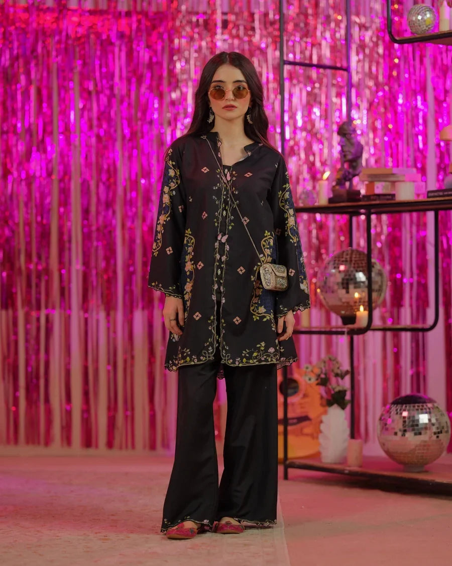 The Switch Edit by Dhaga RTW Printed Cambric 2 Piece Suit Drip Casual Collection