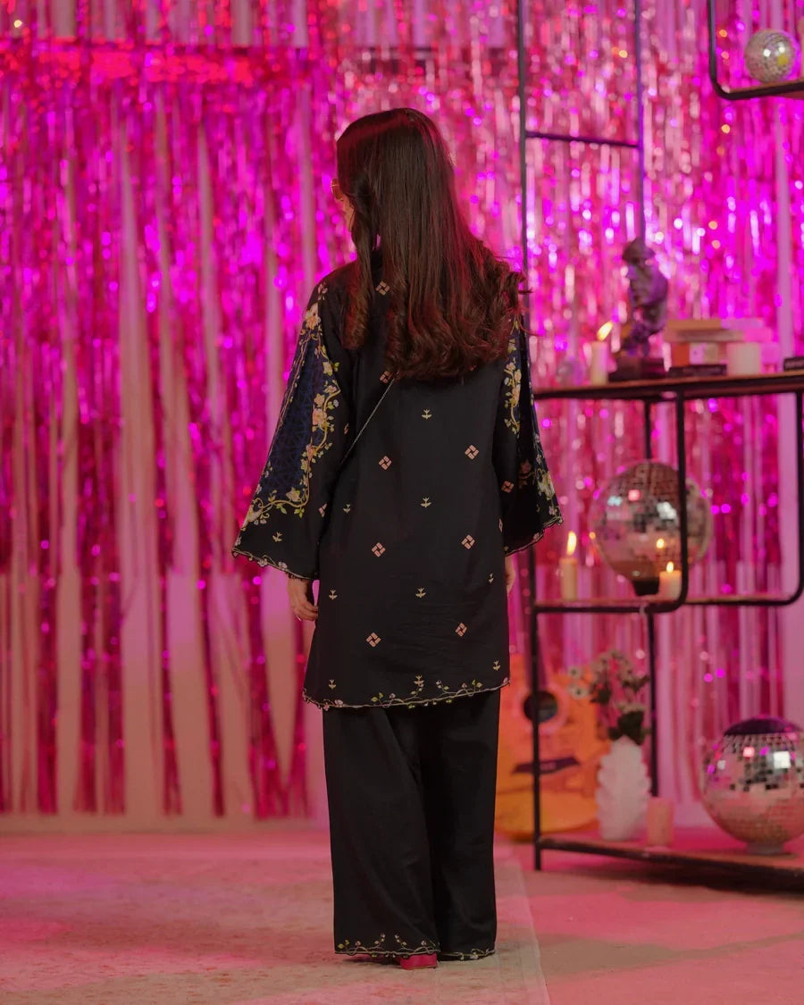 The Switch Edit by Dhaga RTW Printed Cambric 2 Piece Suit Drip Casual Collection