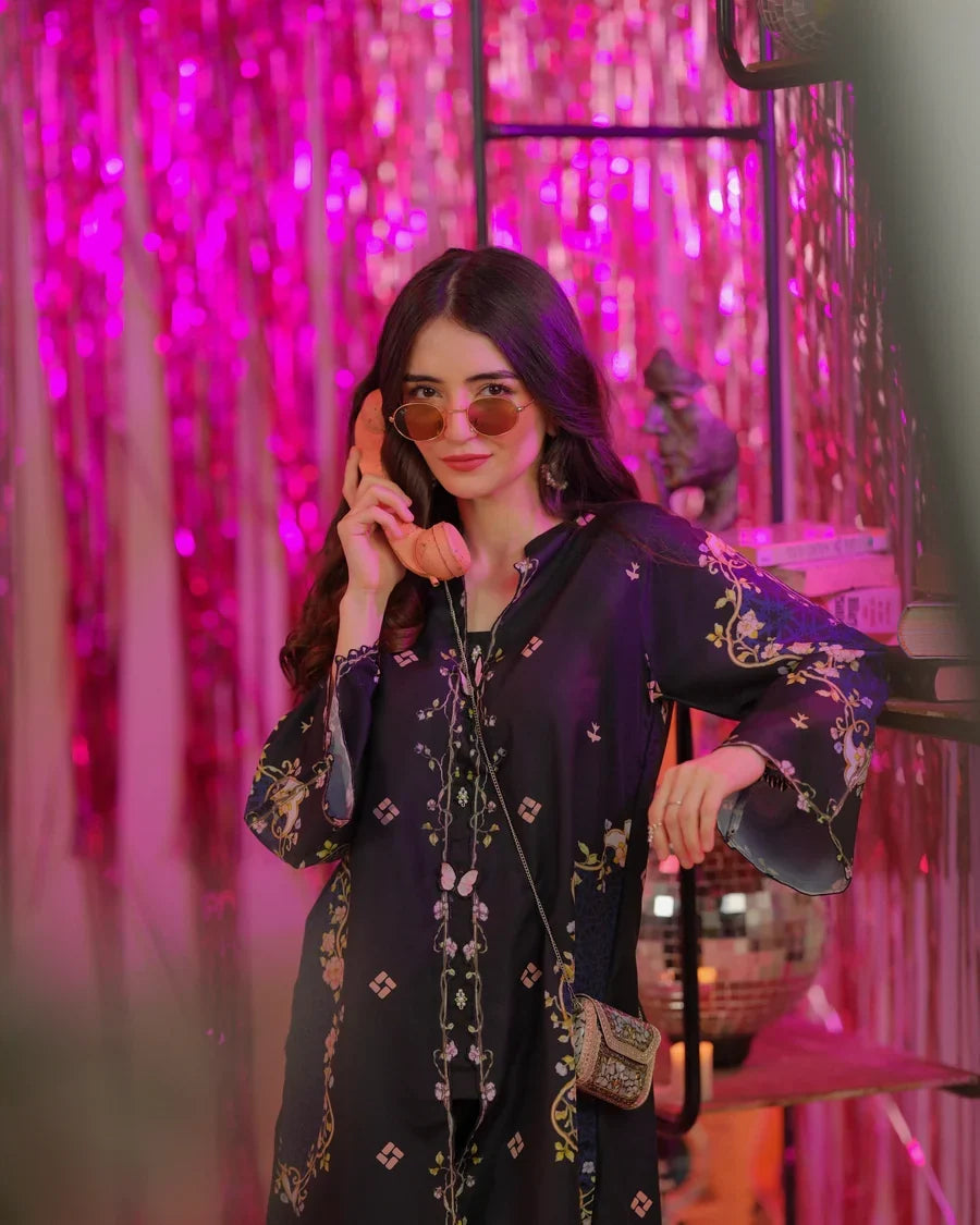 The Switch Edit by Dhaga RTW Printed Cambric 2 Piece Suit Drip Casual Collection
