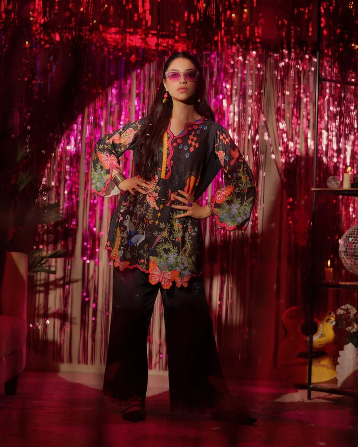 The Switch Edit by Dhaga RTW Printed Cambric 2 Piece Suit Delulu Casual Collection