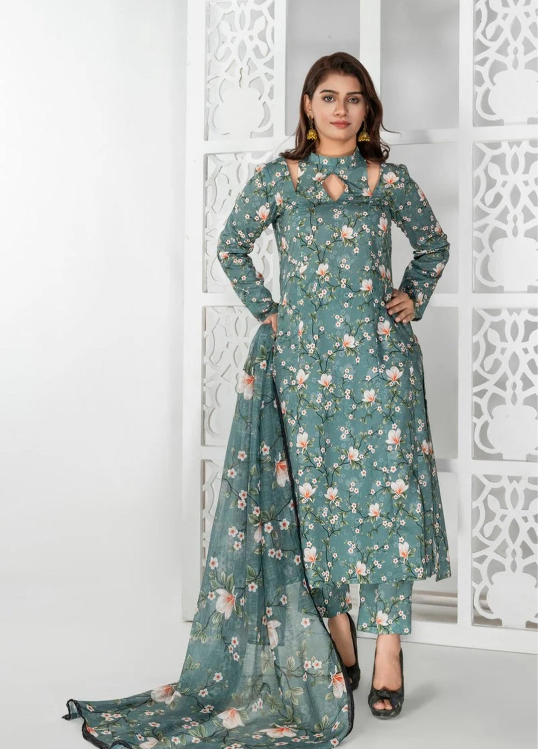Imran Aftab RTW Printed Lawn 3 Piece Suit IALC 16 - Casual Collection