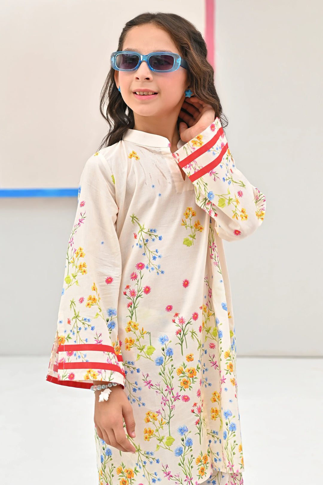 Dhaga Kids Pret Printed Soft Crepe 2 Piece Sienna SS25 - Summer Collection
