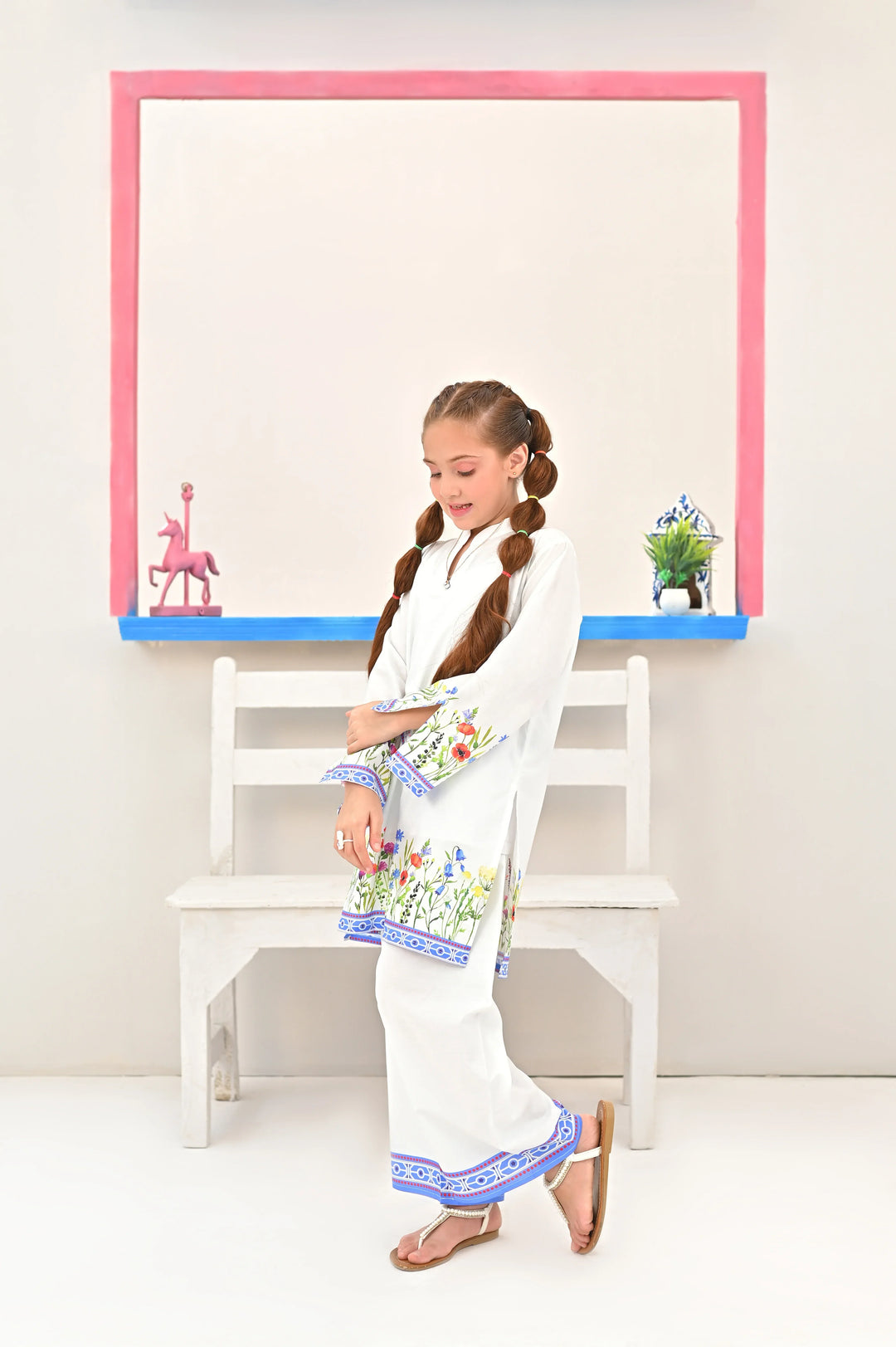 Dhaga Kids Pret Printed Soft Crepe 2 Piece Tyla SS25 - Summer Collection