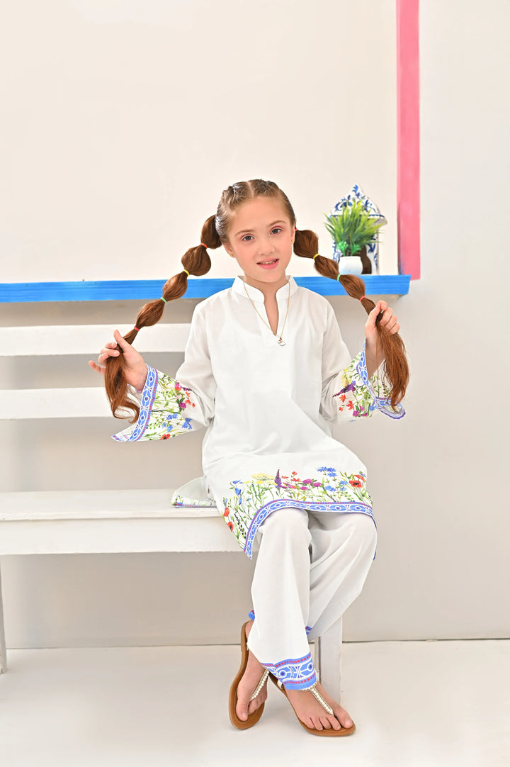 Dhaga Kids Pret Printed Soft Crepe 2 Piece Tyla SS25 - Summer Collection