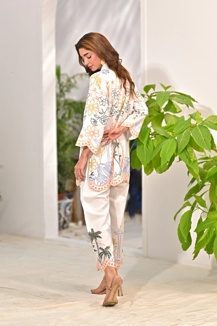 Dhaga Women Pret Printed 2 Piece Soft Crepe Solaris SS25DSP308 - Summer Collection