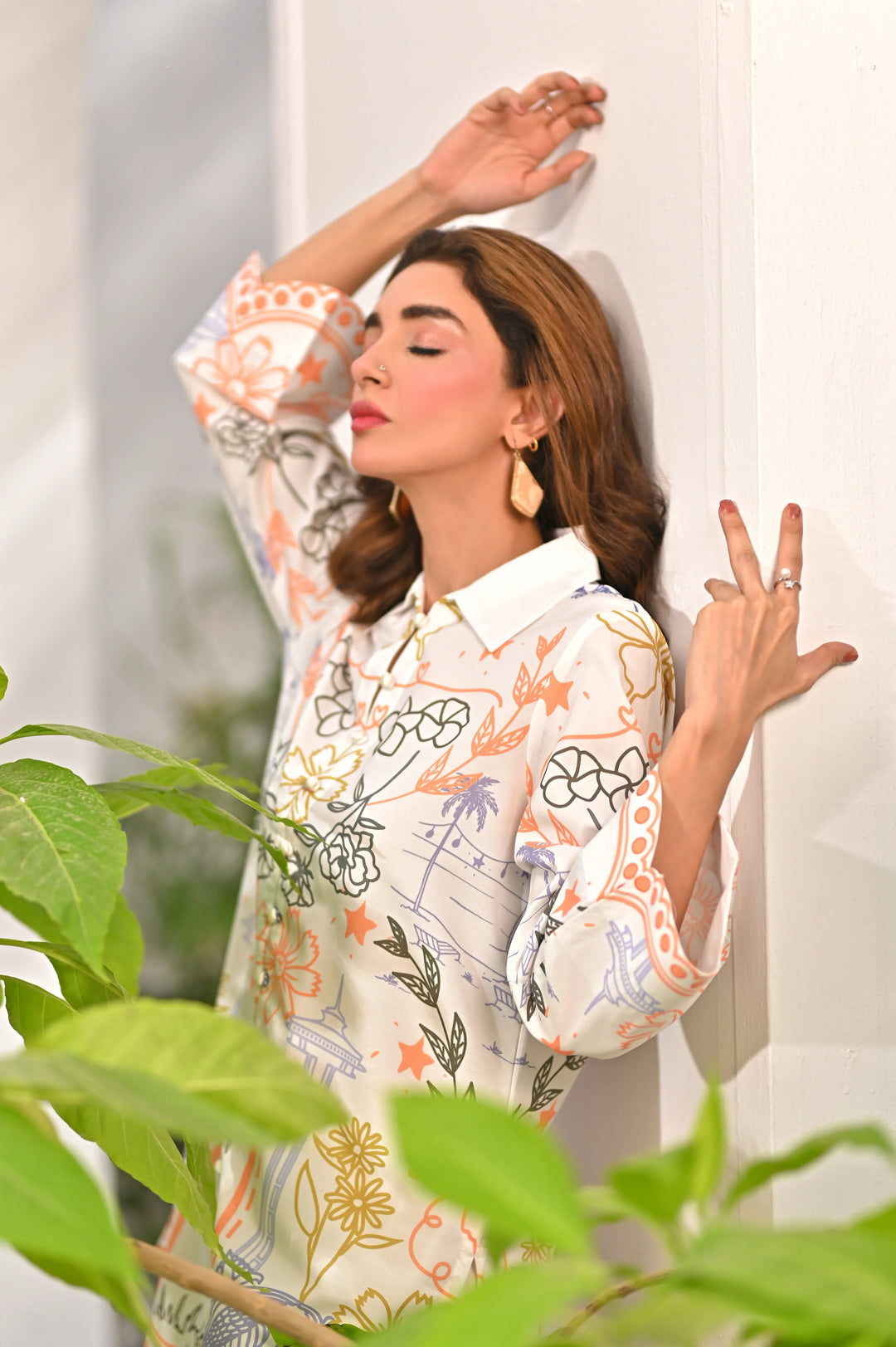 Dhaga Women Pret Printed 2 Piece Soft Crepe Solaris SS25DSP308 - Summer Collection