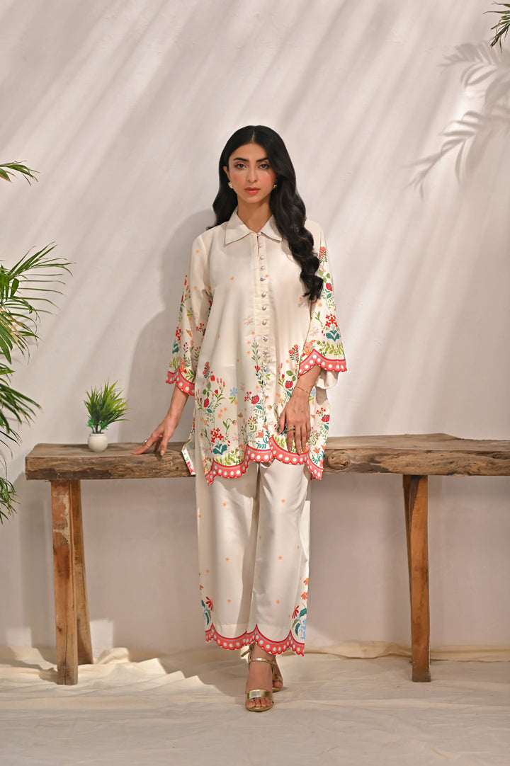 Dhaga Women Pret Printed 2 Piece Soft Crepe Elara SS25DSP307 - Summer Collection