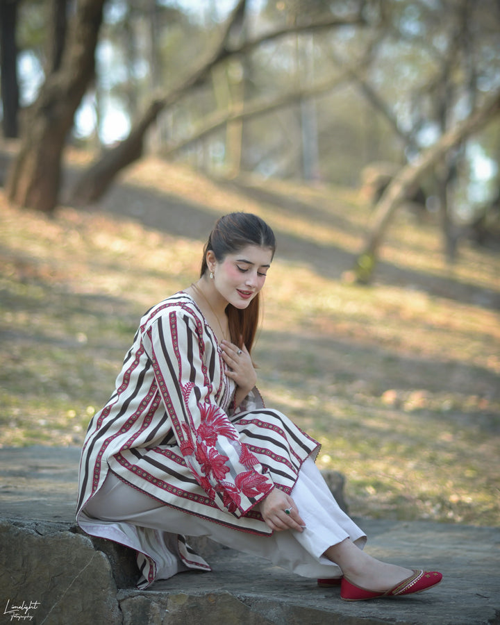 Urban Cut RTW Embroidered Cotton Co-Ord Sets Suit C-37 - Casual Collection